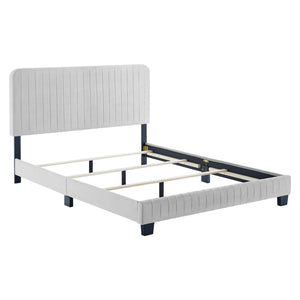 Celine Channel Tufted Performance Velvet Full Bed by Modway