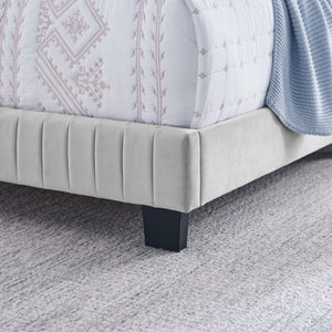 Celine Channel Tufted Performance Velvet Full Bed by Modway