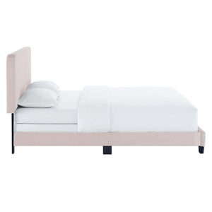 Celine Channel Tufted Performance Velvet Full Bed by Modway