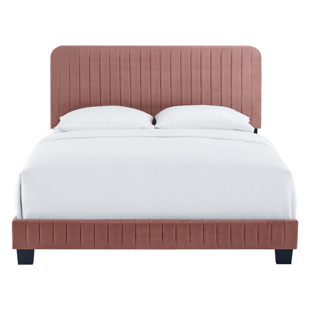 Celine Channel Tufted Performance Velvet Twin Bed by Modway