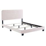 Celine Channel Tufted Performance Velvet Twin Bed by Modway