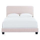 Celine Channel Tufted Performance Velvet Twin Bed by Modway