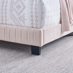 Celine Channel Tufted Performance Velvet Twin Bed by Modway