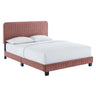 Celine Channel Tufted Performance Velvet King Platform Bed by Modway