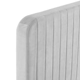 Celine Channel Tufted Performance Velvet Twin Platform Bed by Modway