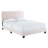 Celine Channel Tufted Performance Velvet Twin Platform Bed by Modway