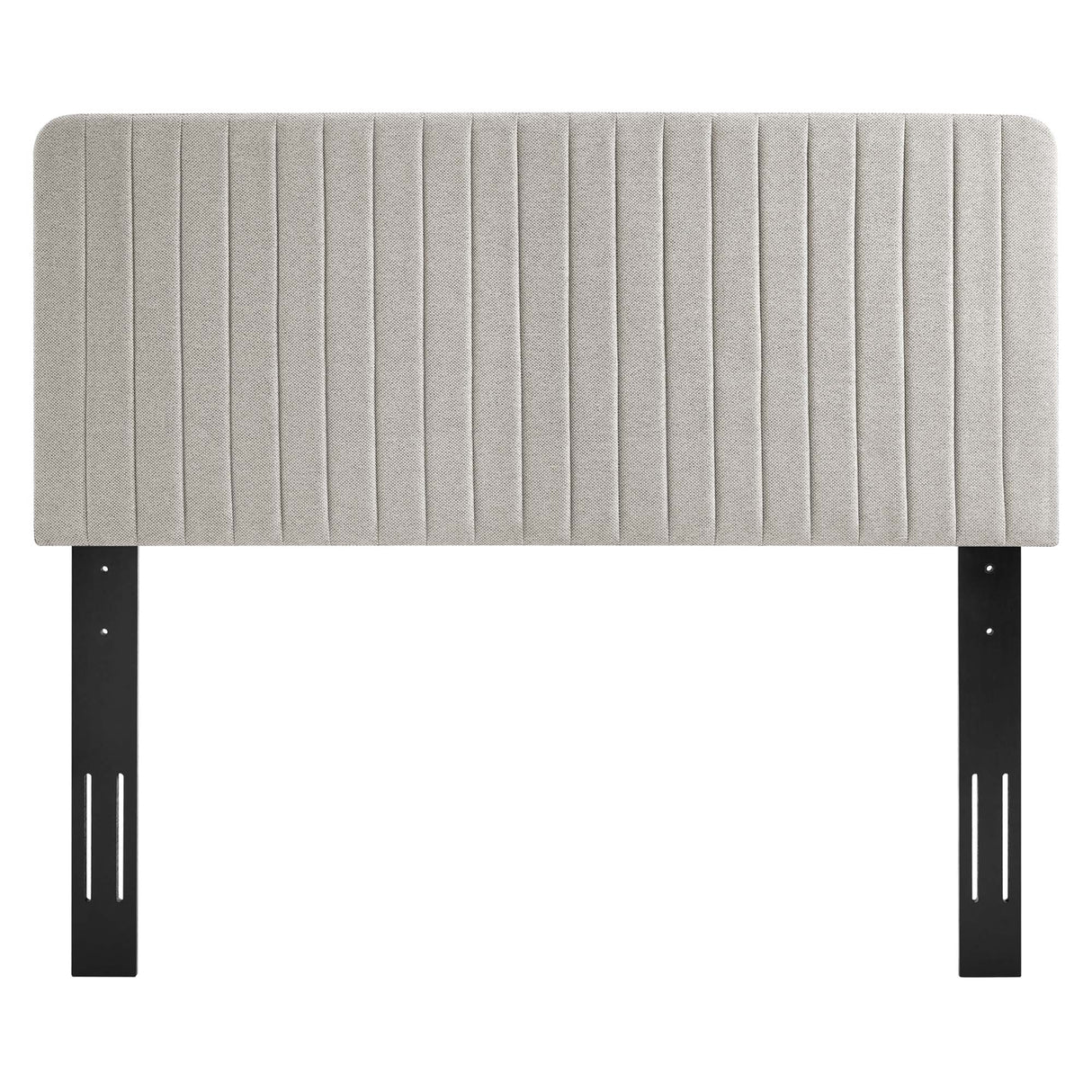 Milenna Channel Tufted Upholstered Fabric Full/Queen Headboard by Modway