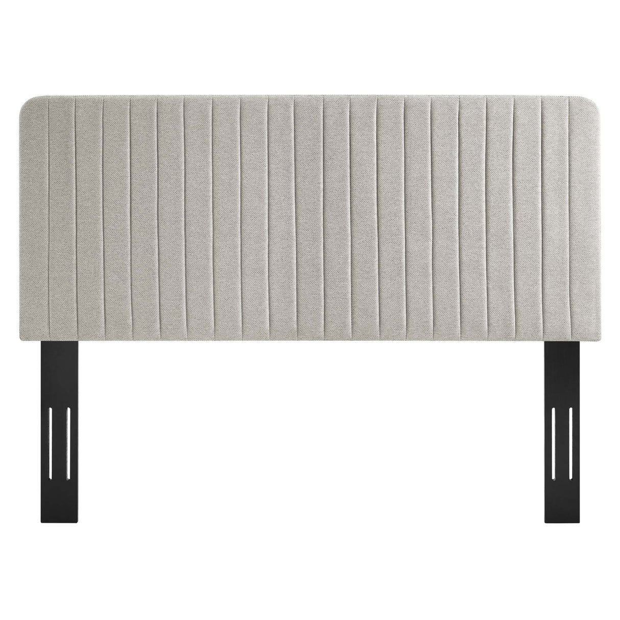 Milenna Channel Tufted Upholstered Fabric Full/Queen Headboard by Modway