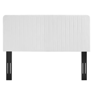 Milenna Channel Tufted Upholstered Fabric King/California King Headboard