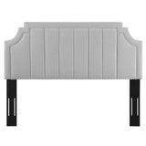 Alyona Channel Tufted Performance Velvet Twin Headboard by Modway
