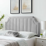 Alyona Channel Tufted Performance Velvet Twin Headboard by Modway