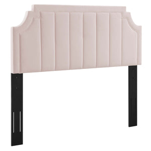 Alyona Channel Tufted Performance Velvet Twin Headboard by Modway