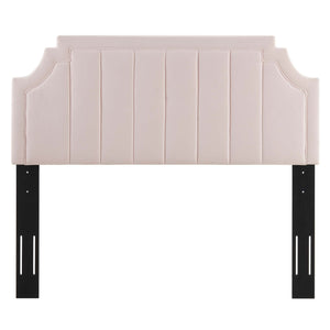 Alyona Channel Tufted Performance Velvet Twin Headboard by Modway