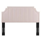 Alyona Channel Tufted Performance Velvet Twin Headboard by Modway