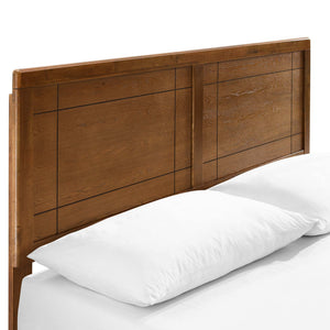 Marlee Wood Queen Platform Bed with Angular Frame by Modway