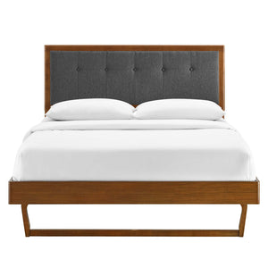 Willow Wood Queen Platform Bed With Angular Frame by Modway