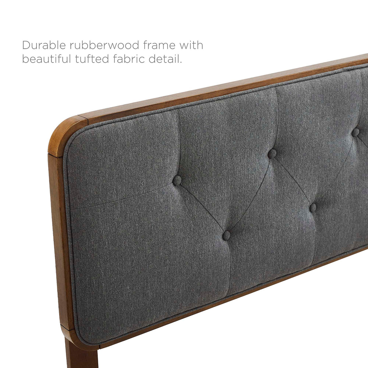 Bridgette Wood Queen Platform Bed with Angular Frame by Modway