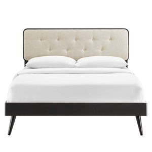 Bridgette Wood Queen Platform Bed with Splayed Legs by Modway