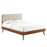 Bridgette Wood Queen Platform Bed with Splayed Legs by Modway