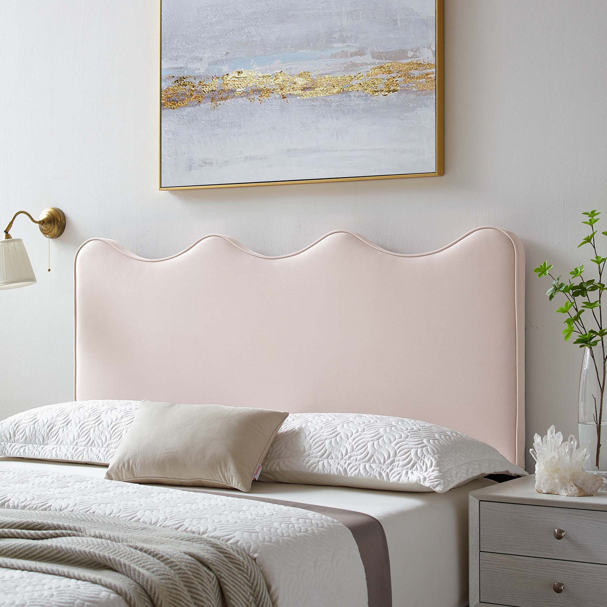 Athena Performance Velvet Twin Headboard by Modway