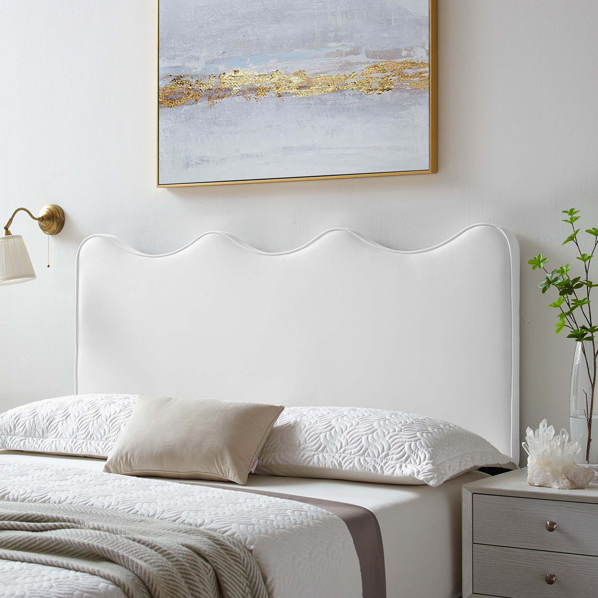 Athena Performance Velvet Twin Headboard by Modway