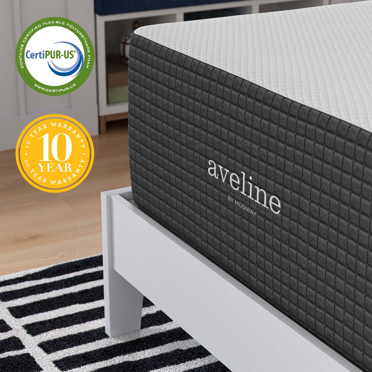 Aveline 16" Memory Foam Twin Mattress by Modway