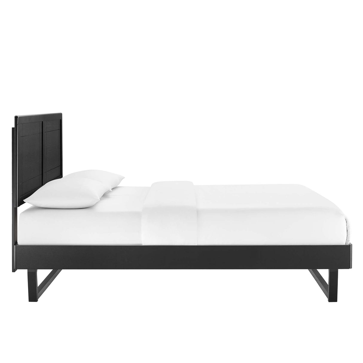 Marlee Wood Full Platform Bed With Angular Frame by Modway