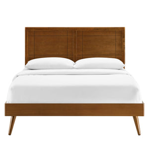 Marlee Wood Full Platform Bed with Splayed Legs by Modway