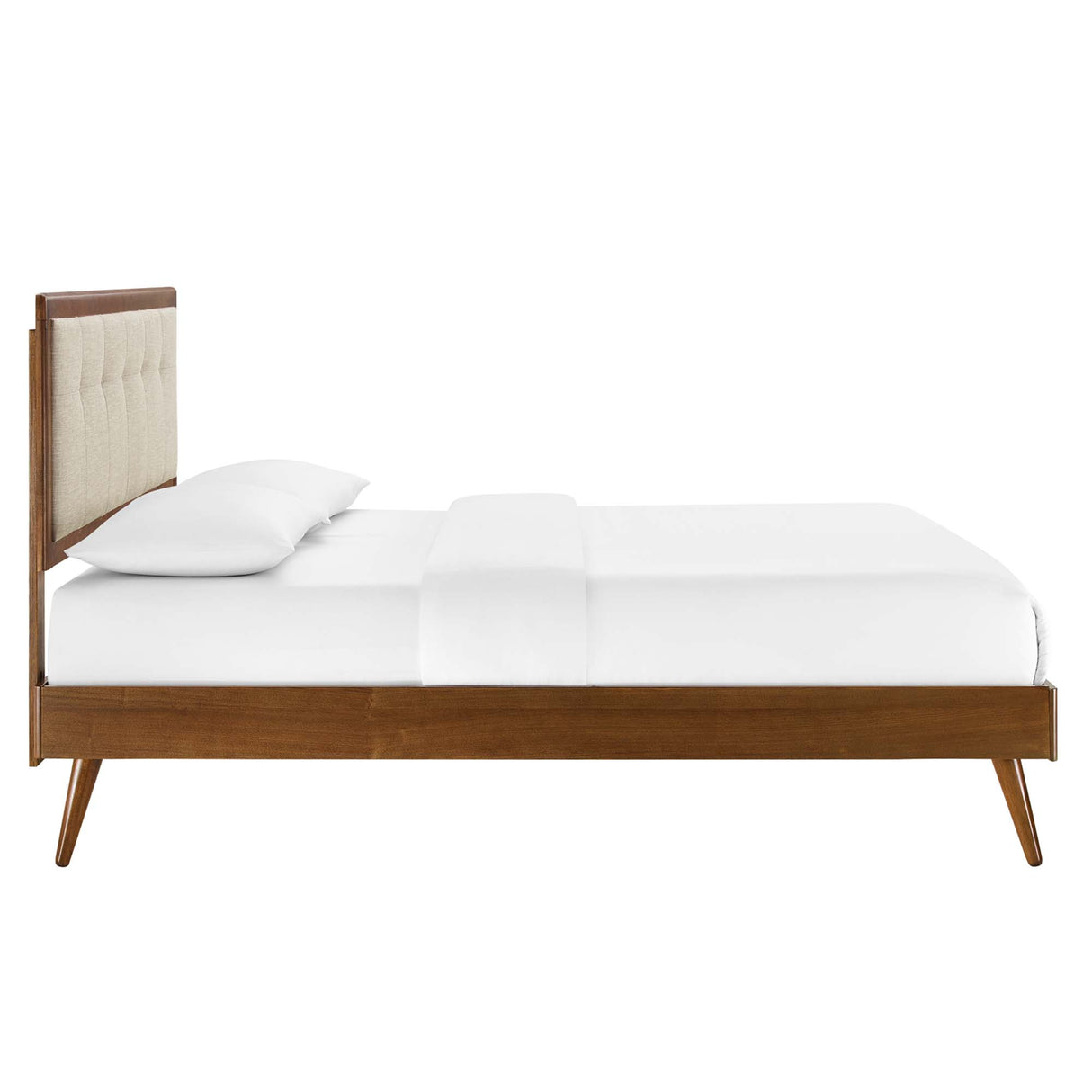 Willow Wood Full Platform Bed With Splayed Legs by Modway