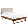 Bridgette Wood Twin Platform Bed With Angular Frame by Modway