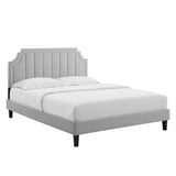 Sienna Performance Velvet Queen Platform Bed by Modway