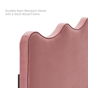 Current Performance Velvet Twin Platform Bed by Modway
