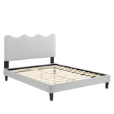 Current Performance Velvet Full Platform Bed by Modway