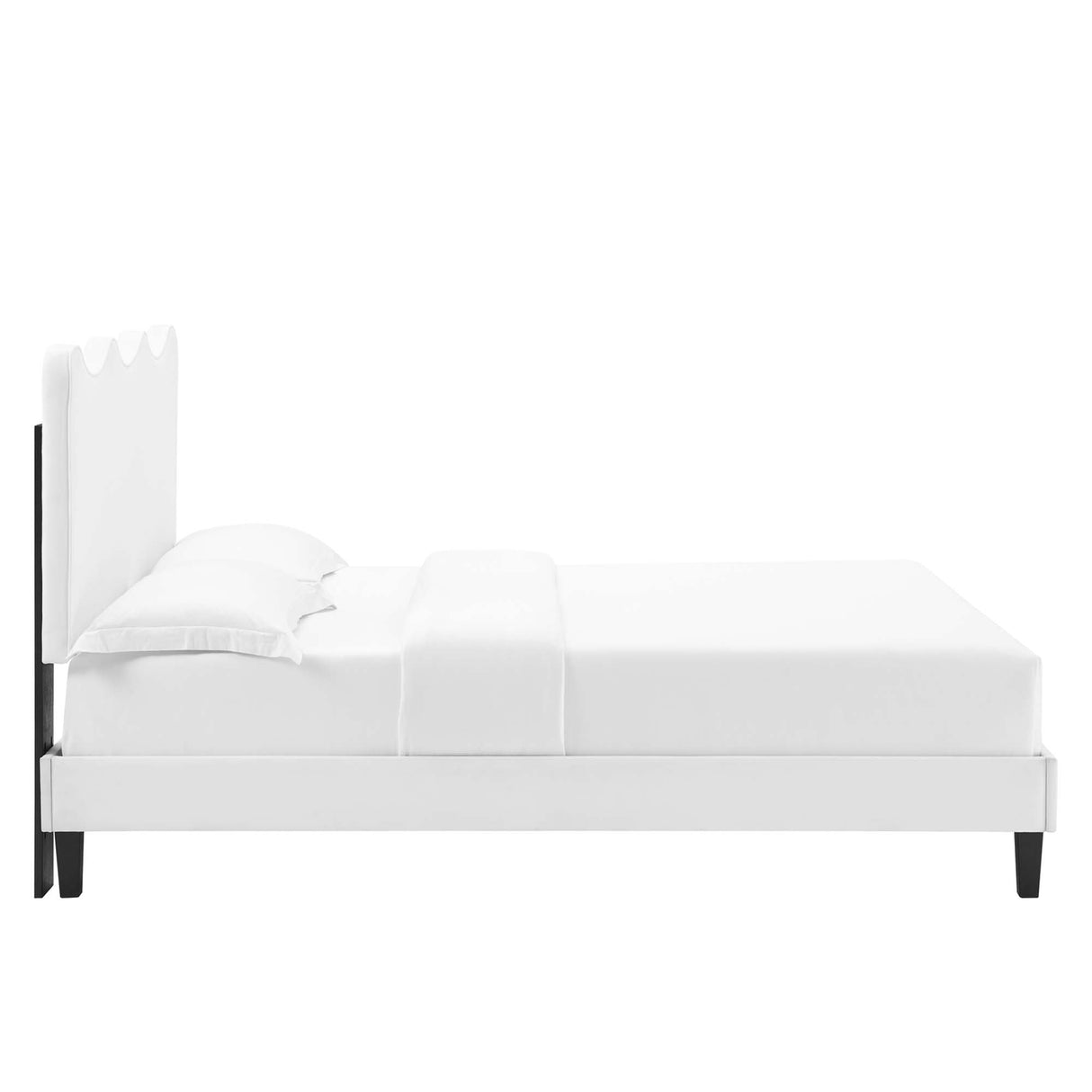 Current Performance Velvet Full Platform Bed by Modway