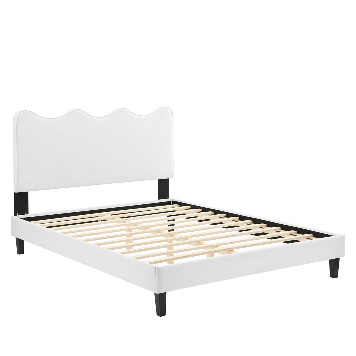 Current Performance Velvet Full Platform Bed by Modway