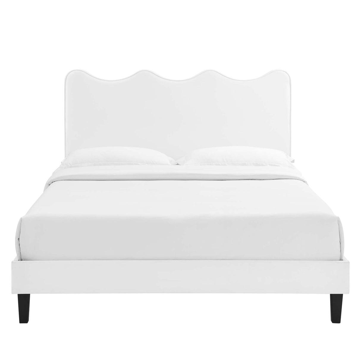 Current Performance Velvet Full Platform Bed by Modway
