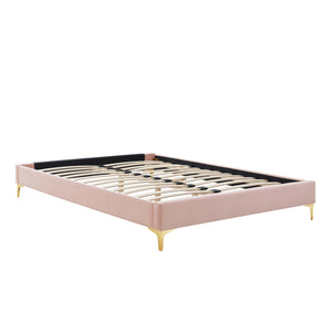 Amber Performance Velvet Queen Platform Bed by Modway