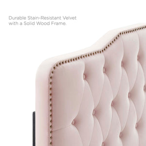 Amber Performance Velvet Twin Platform Bed by Modway