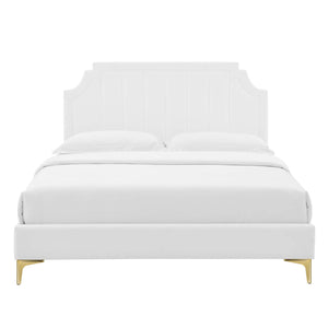 Sienna Performance Velvet Full Platform Bed by Modway