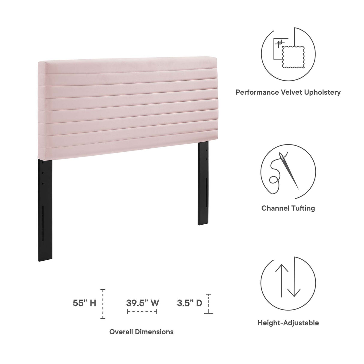 Tranquil Twin Headboard by Modway