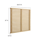 Render Wall Mount Twin Headboard by Modway
