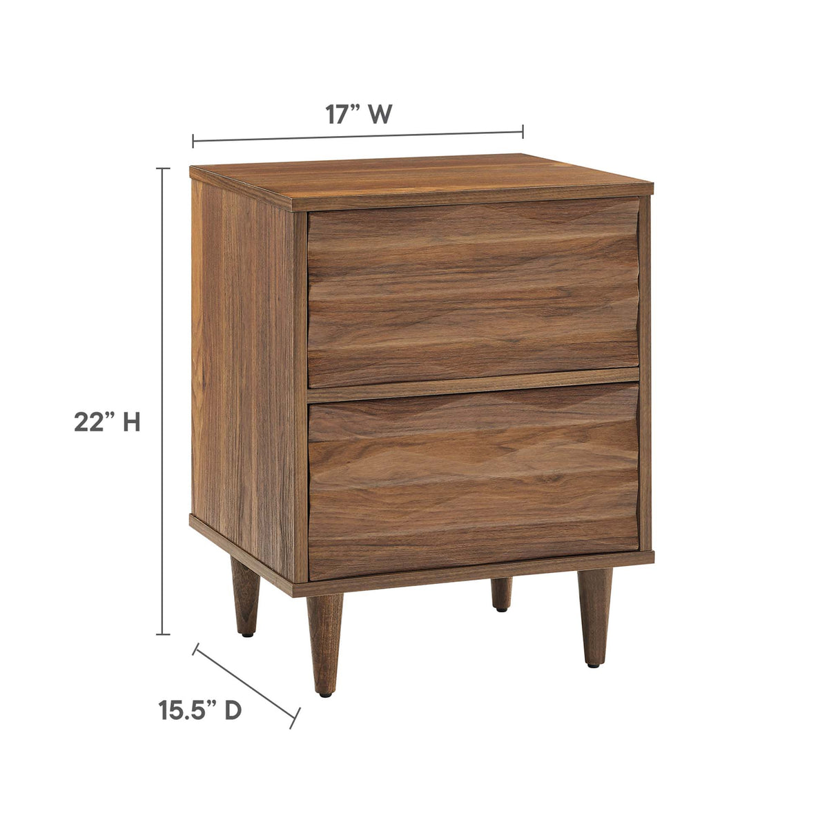 Vespera 2-Drawer Nightstand by Modway