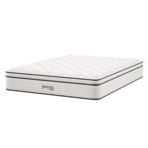 Jenna 12" Innerspring and Foam Queen Mattress by Modway