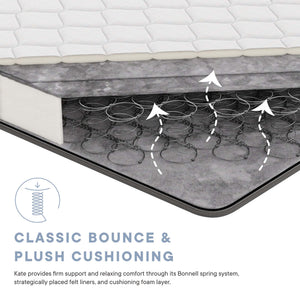 Kate 6" Narrow Twin Mattress by Modway