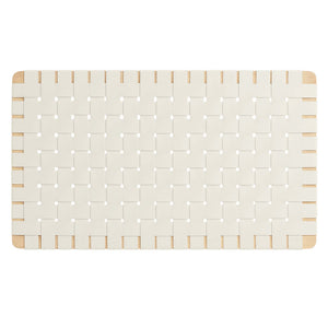 Sparta Weave Wall-Mount Vegan Leather Twin Headboard by Modway