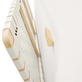 Sparta Weave Wall-Mount Vegan Leather Twin Headboard by Modway