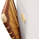 Sparta Weave Wall-Mount Vegan Leather Twin Headboard by Modway