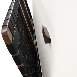 Sparta Weave Wall-Mount Vegan Leather Twin Headboard by Modway