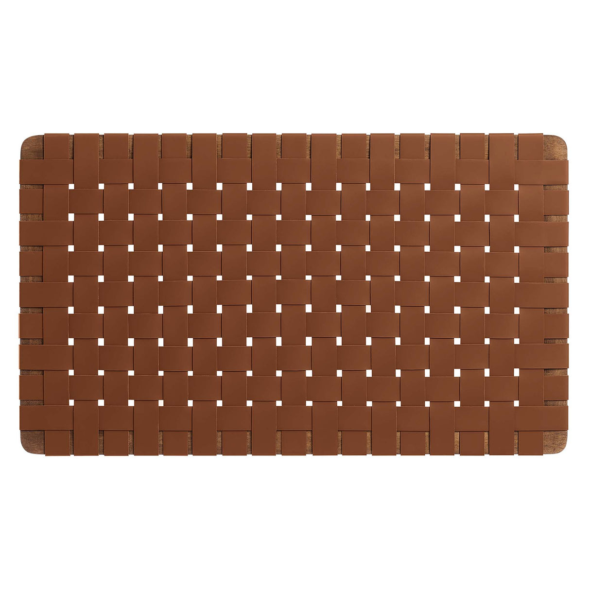 Sparta Weave Wall-Mount Vegan Leather Twin Headboard by Modway