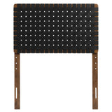 Sparta Weave Vegan Leather Twin Headboard